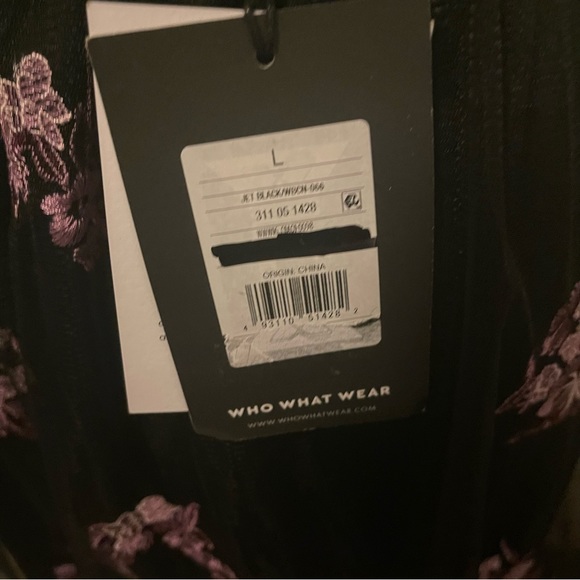 Who What Wear Tulle Flowered Skirt - Picture 4 of 5